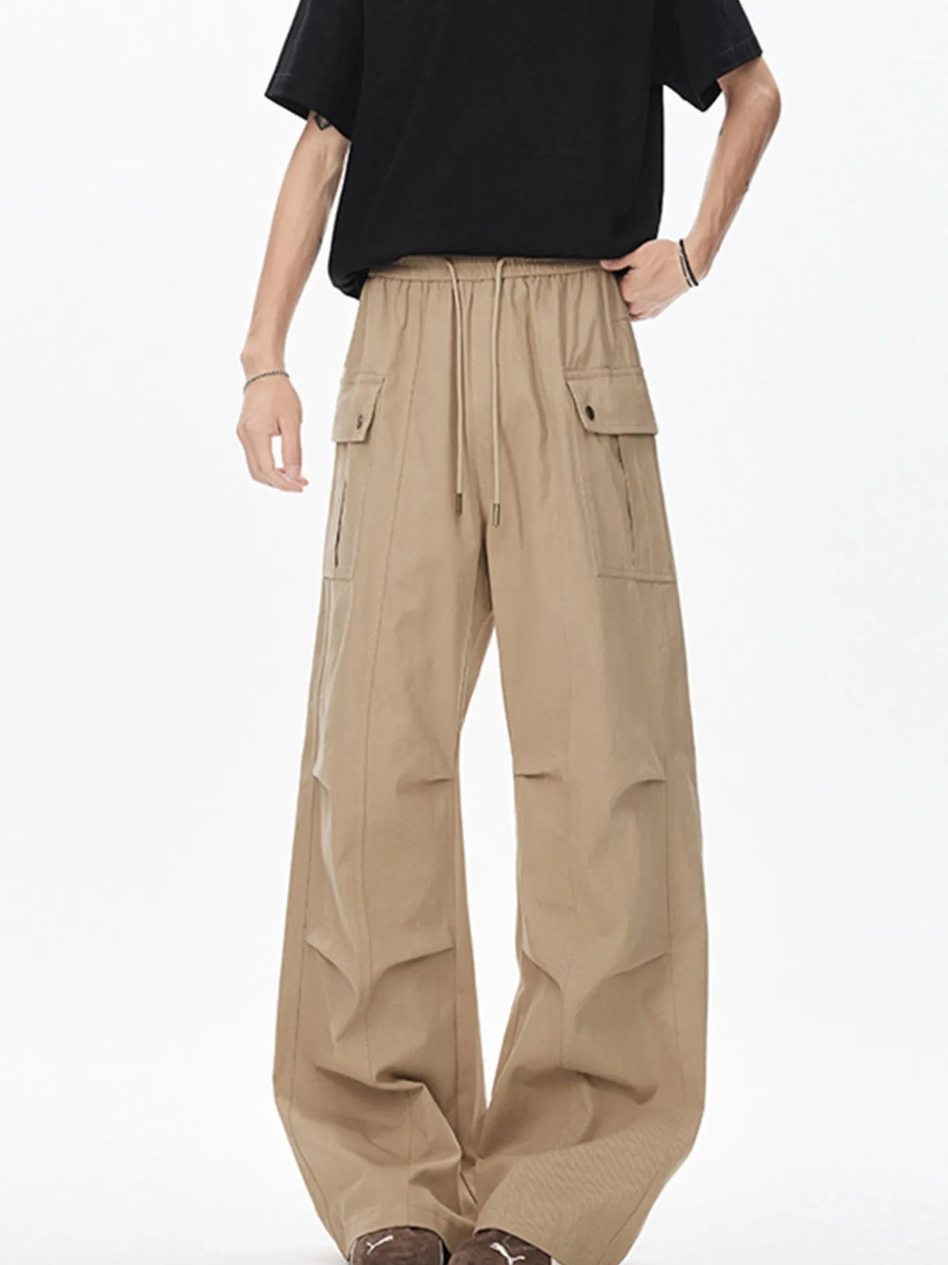 Men's Drawstring Cargo Pants Easy Apparels