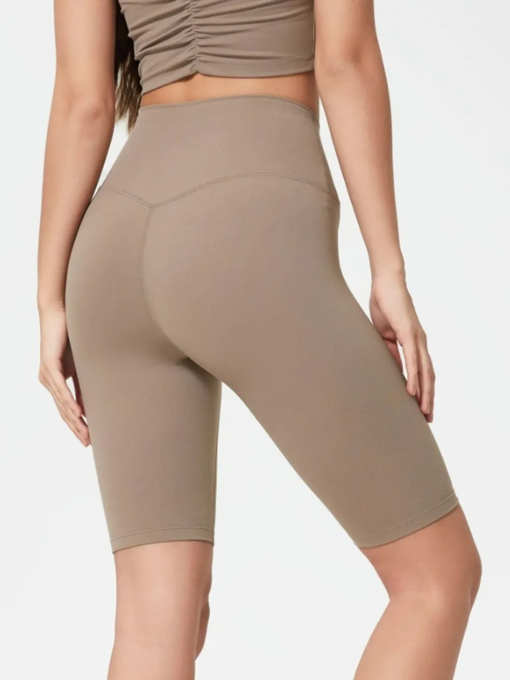 Millennia High Rise Wide Waistband Active Shorts Easy Apparels