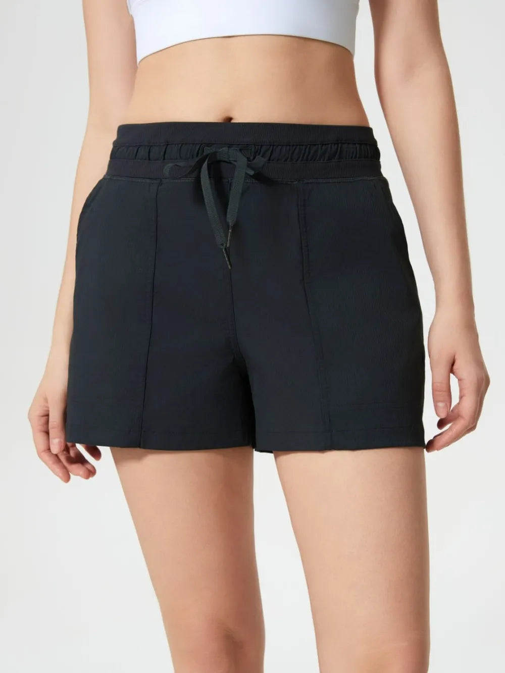 Millennia Drawstring Active Shorts with Pockets Easy Apparels