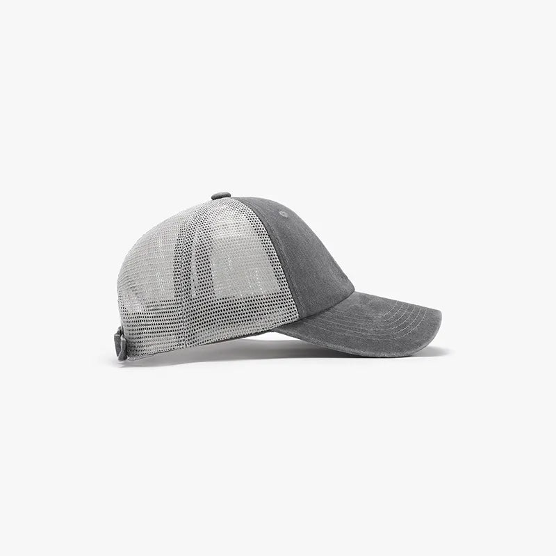 Breathable Mesh Adjustable Baseball Cap Easy Apparels