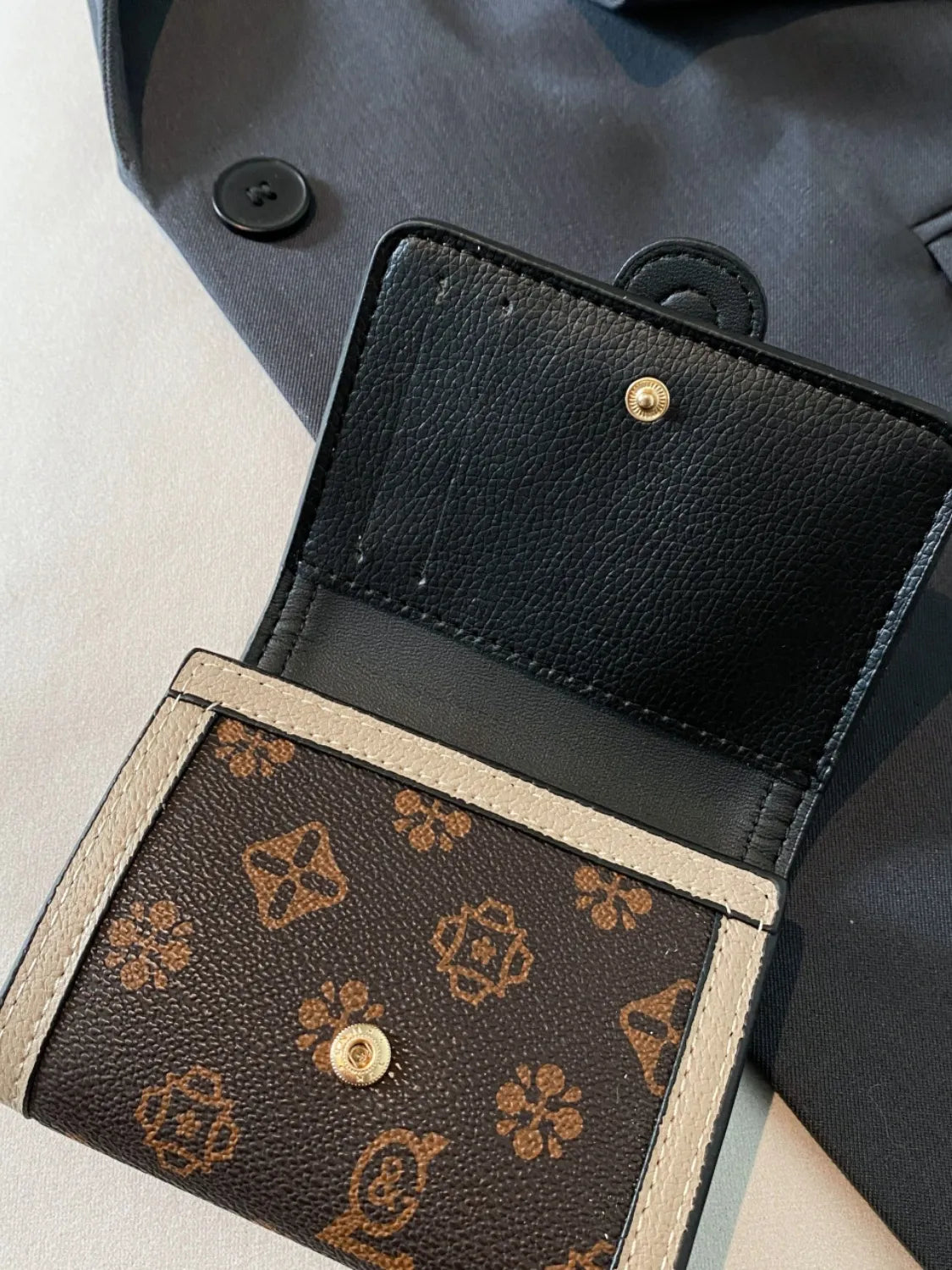 Printed PU Leather Wallet Easy Apparels