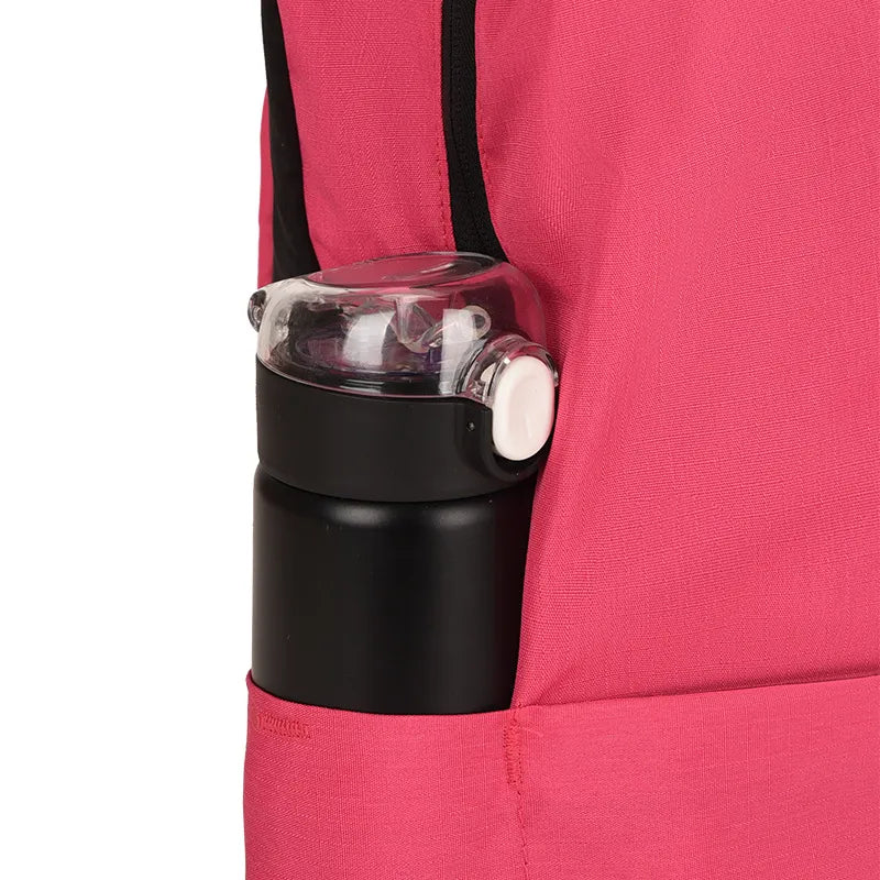 Solid Color Nylon Backpack Bag Easy Apparels