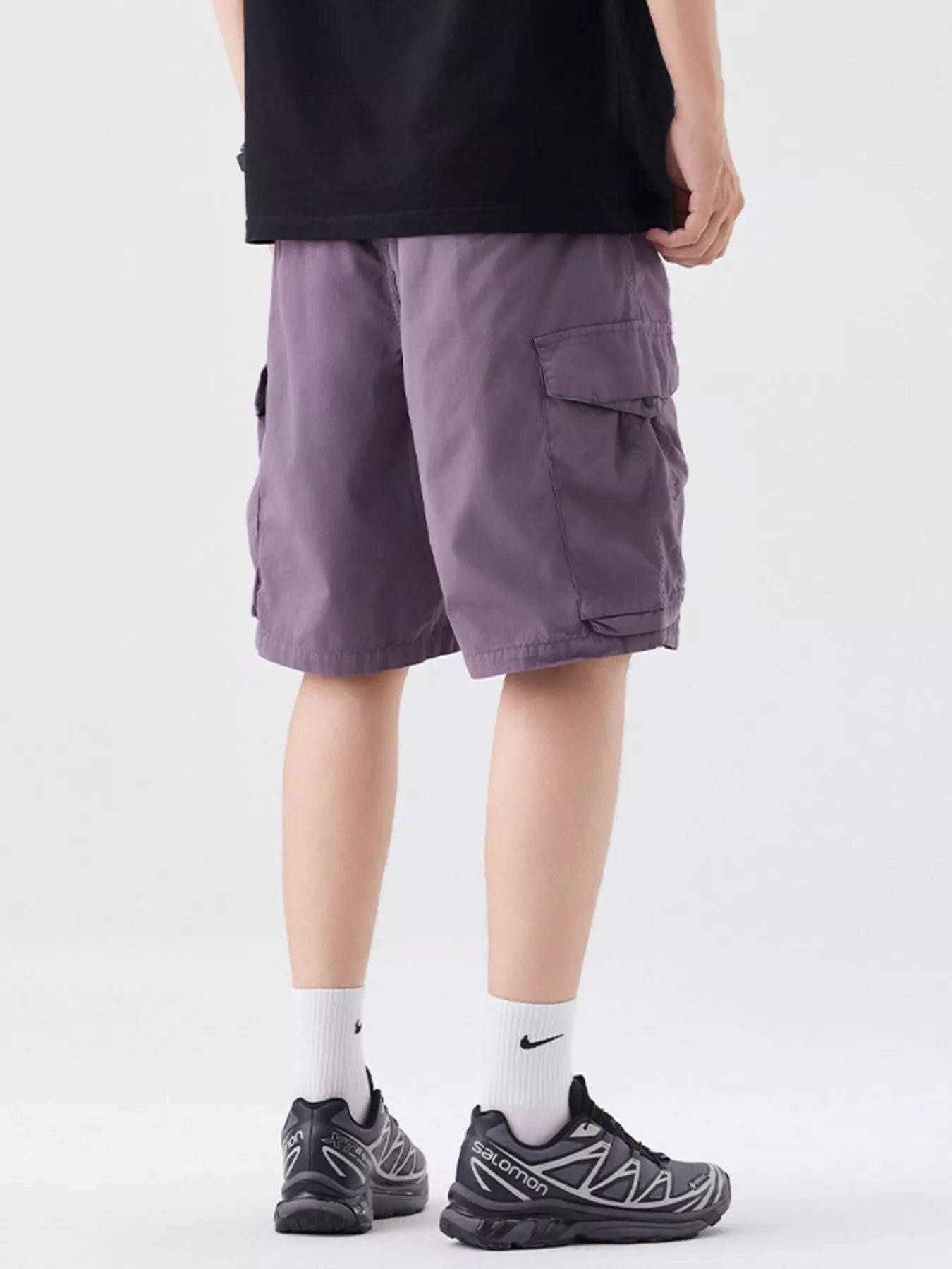 Men's Full Size Drawstring Cargo Shorts Plus Size Easy Apparels