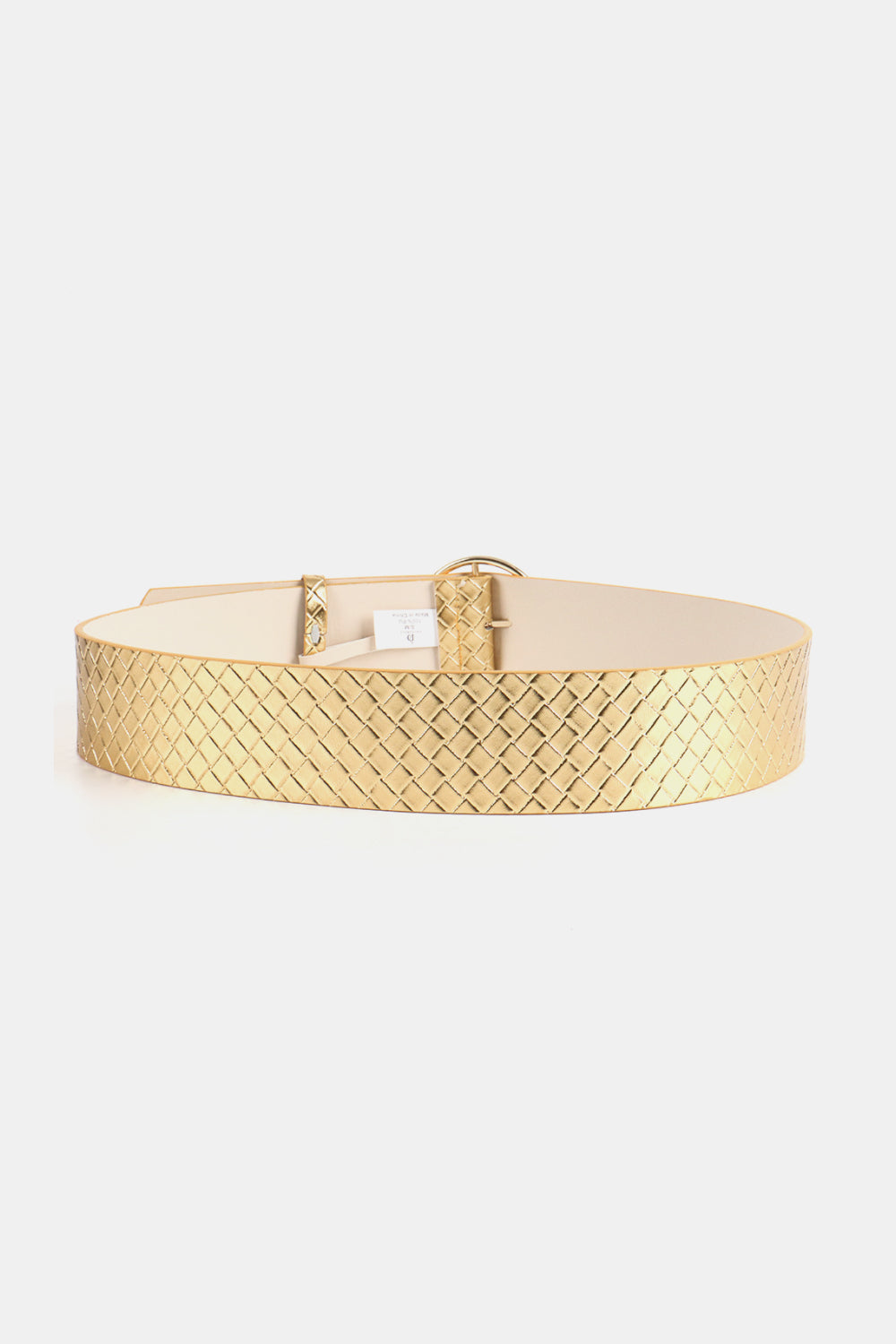 PU Leather Circle Shape Buckle Belt Easy Apparels