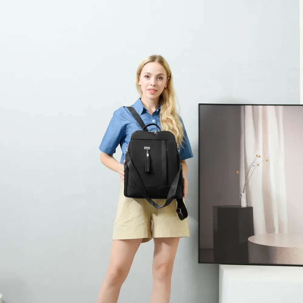 Tassel Oxford Cloth Backpack Bag Easy Apparels