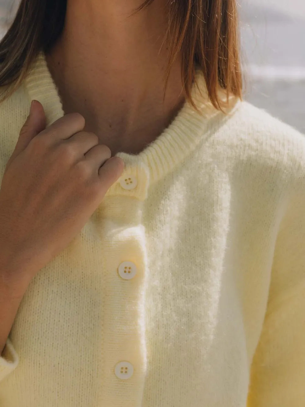 Button Down Long Sleeve Cardigan Easy Apparels
