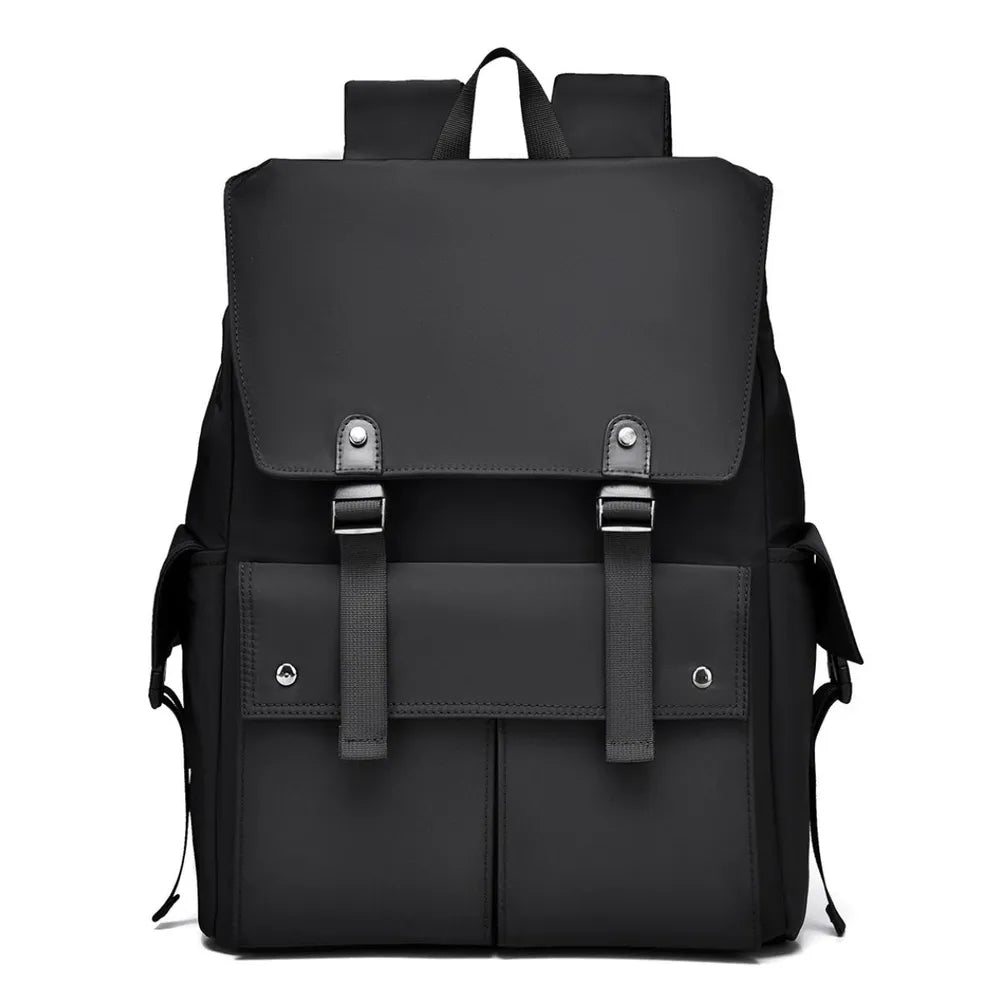 PU Leather Multi-Pockets Adjustable Strap Backpack Bag Easy Apparels