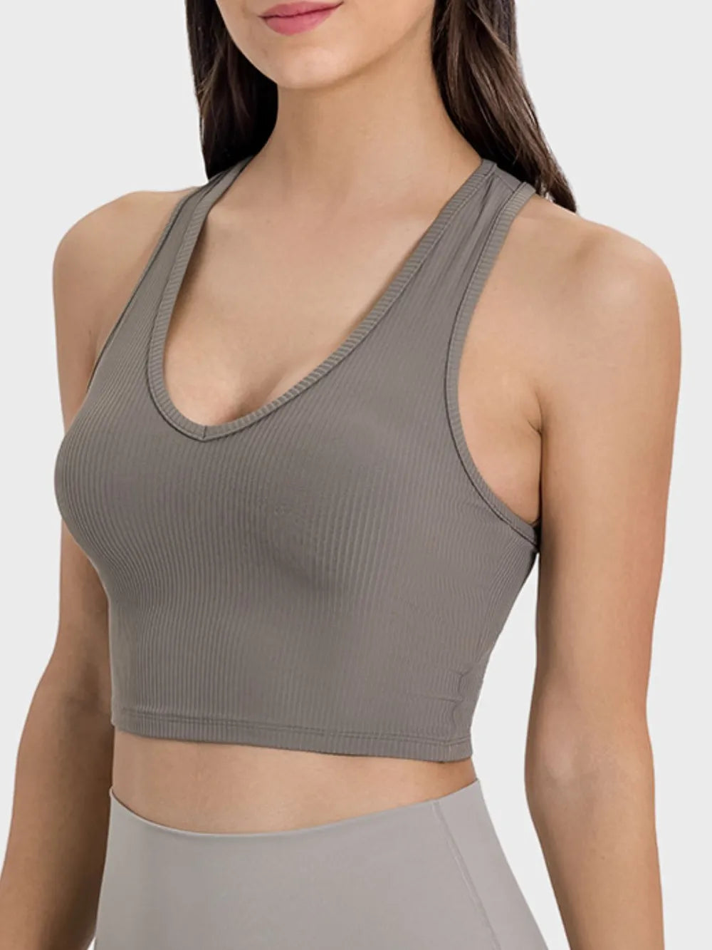 Millennia Scoop Neck Wide Strap Active Tank Easy Apparels