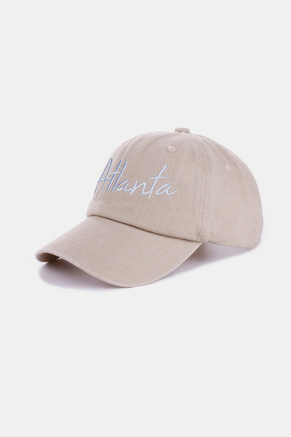 Zenana Washed ATLANTA Embroidered Baseball Cap Easy Apparels