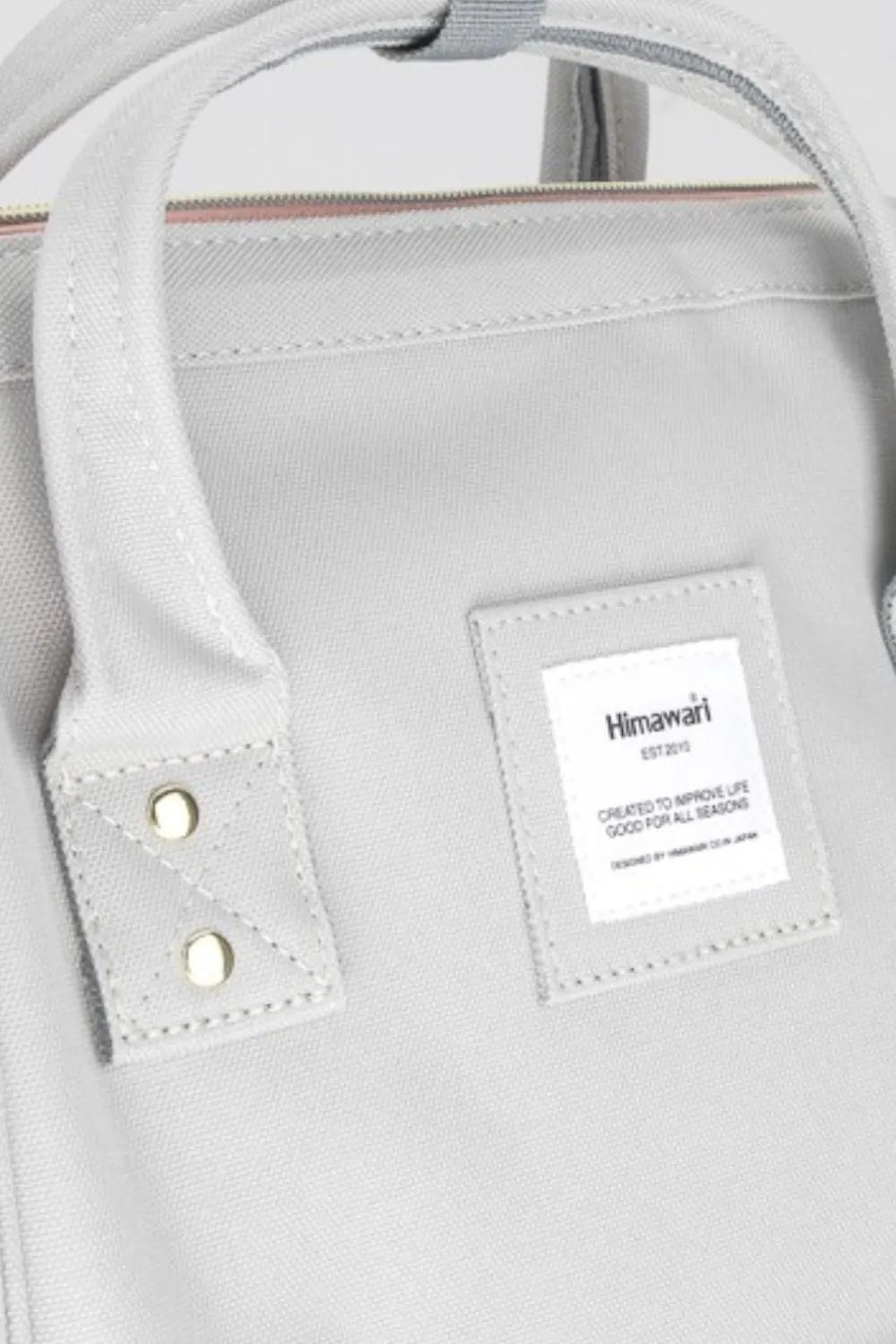 Himawari Contrast Waterproof Canvas Backpack Bag with Side Pockets Easy Apparels