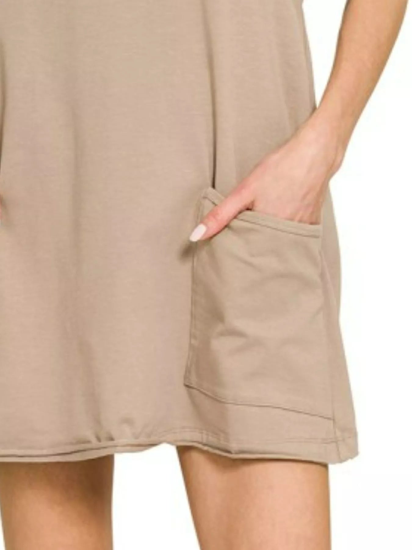 Zenana Cami Mini Dress with Built-in Romper Liner Easy Apparels
