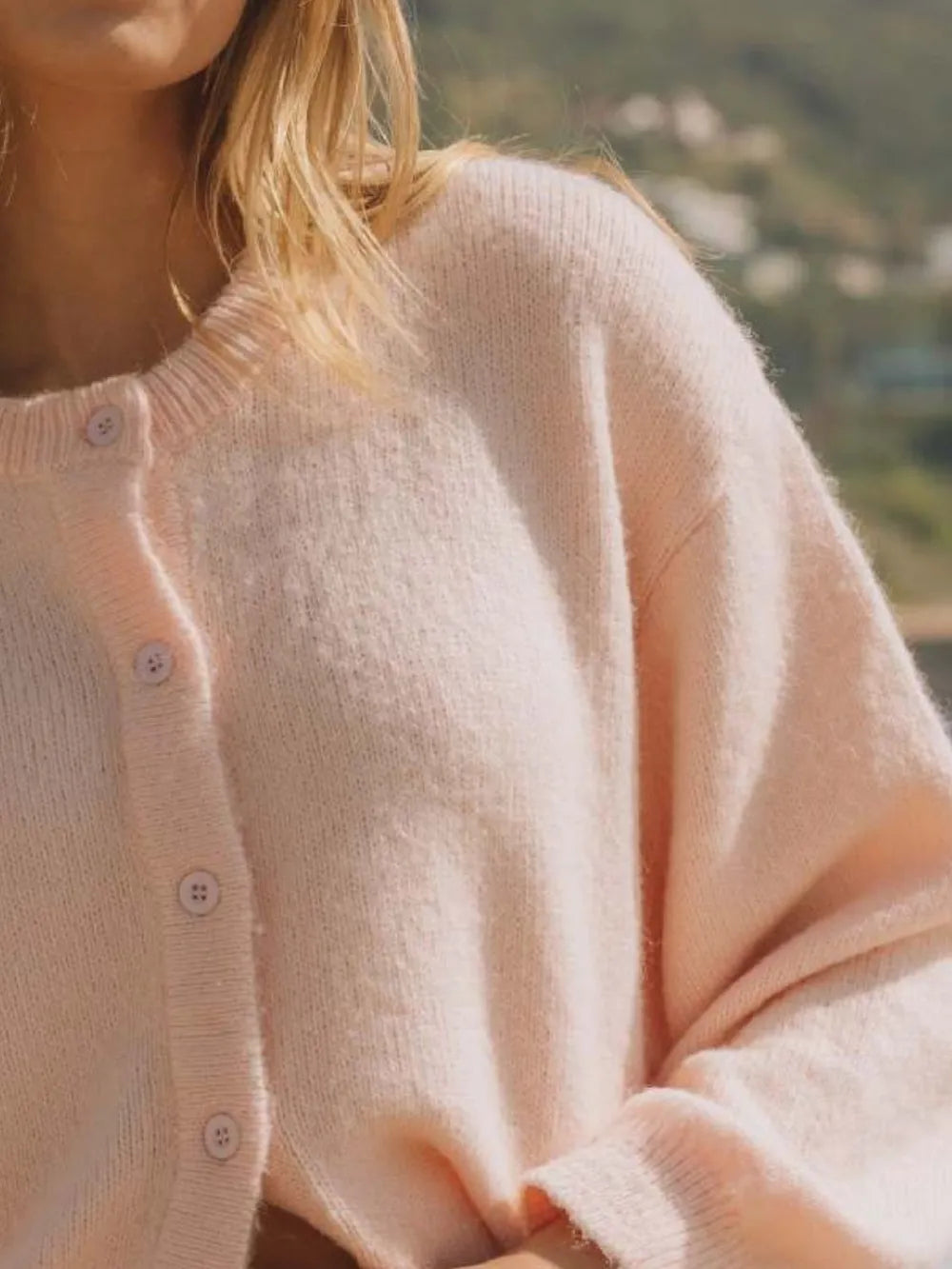 Button Down Long Sleeve Cardigan Easy Apparels