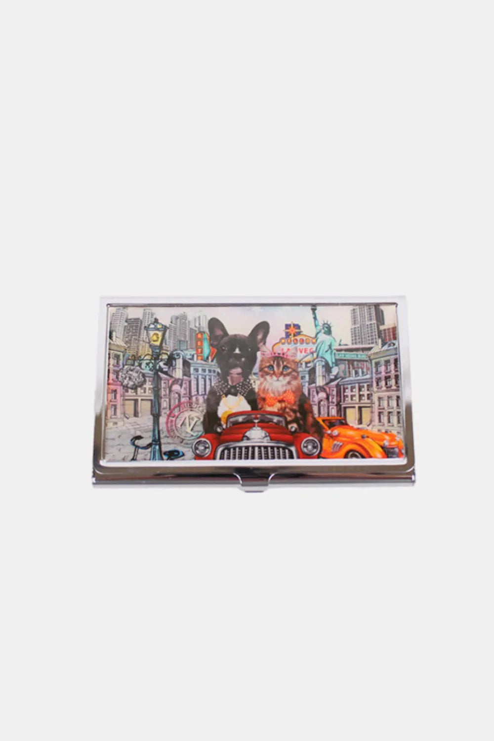 Nicole Lee USA Printed Business Card Case City Drive One Size Easy Apparels