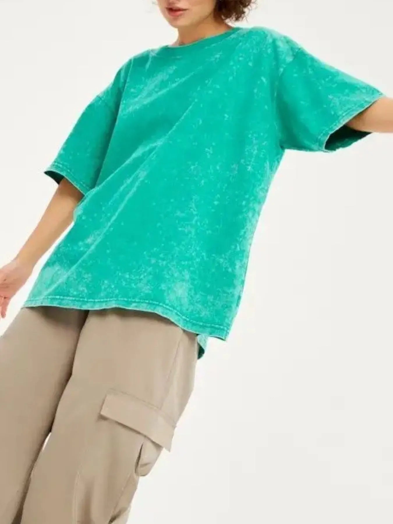 Trendsi Round Neck Short Sleeve T-Shirt
