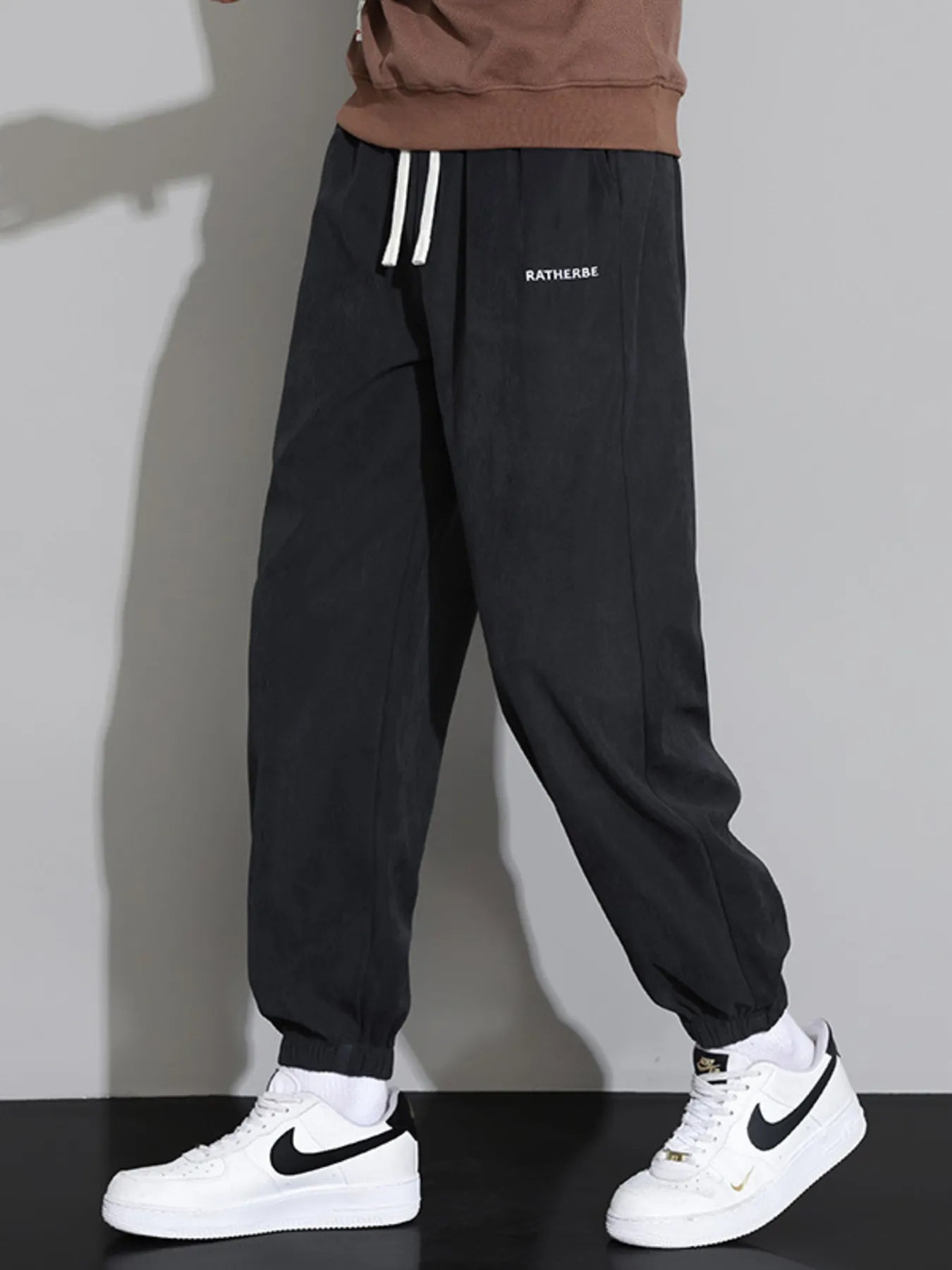 Men's Plus Size Drawstring Joggers with Side Pockets Easy Apparels