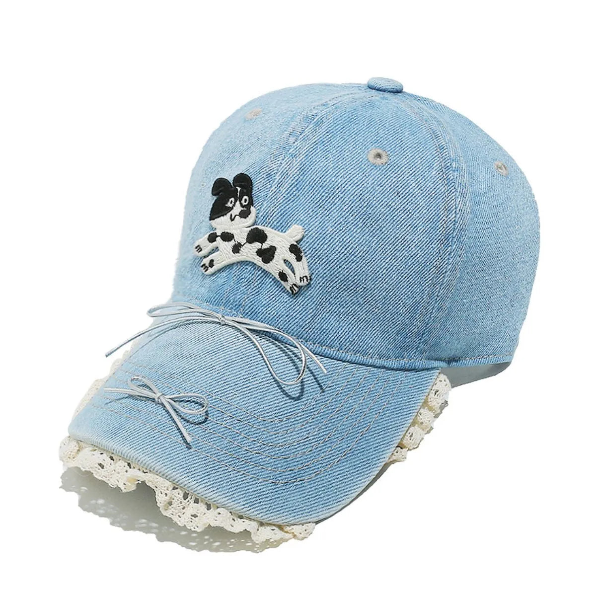 Dog Bow Adjustable Baseball Cap Easy Apparels