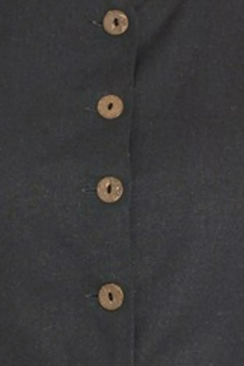 Zenana Linen Button Down Vest Easy Apparels