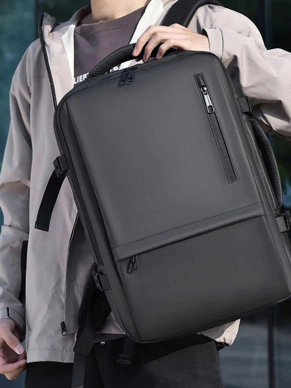 Multi-Pockets Adjustable Straps Backpack Bag Easy Apparels