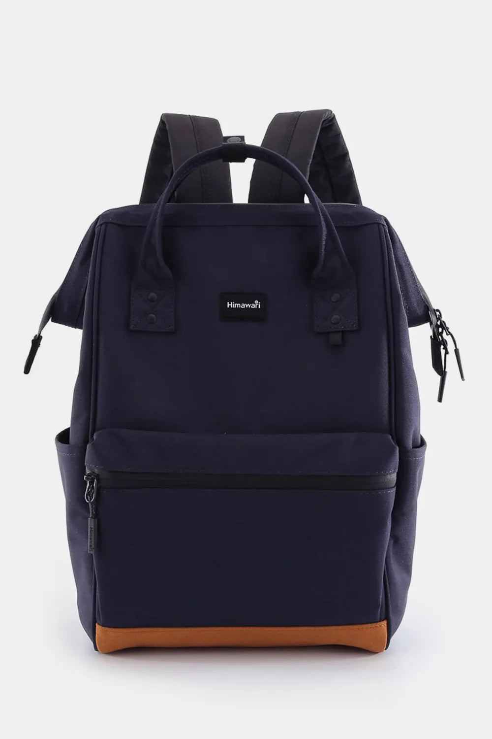 Himawari Waterproof Canvas Travel Backpack Bag with USB Port Navy One Size Easy Apparels