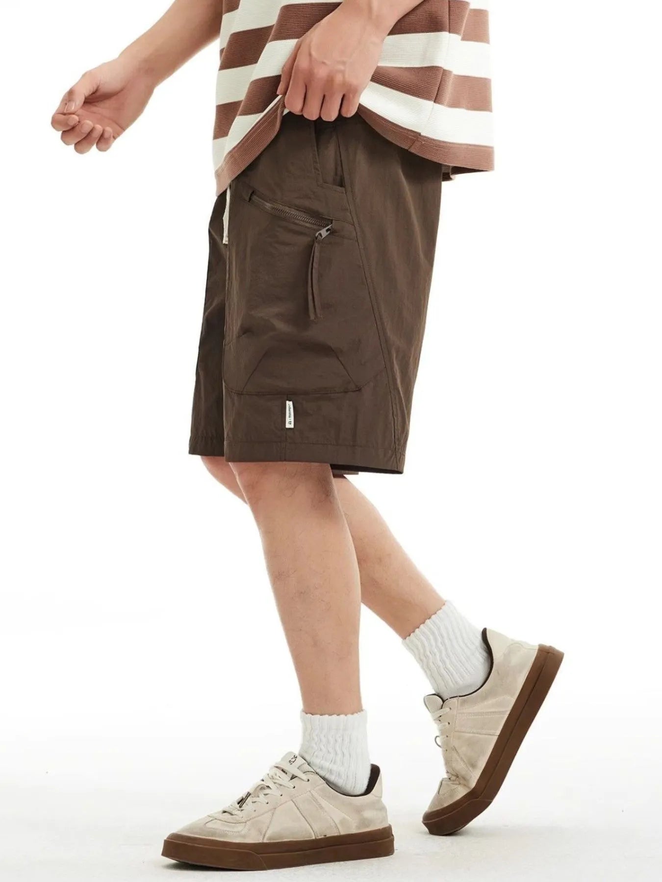 Men's Plus Size Drawstring Cargo Shorts with Multiple Pockets Easy Apparels