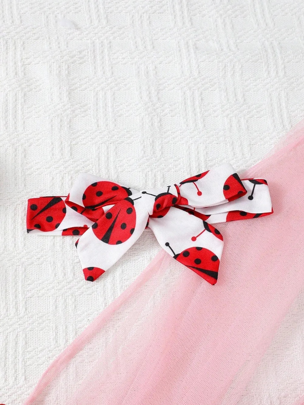 Children's Headband, Round Neck Ruffle Sleeve Top and Pants Set Easy Apparels