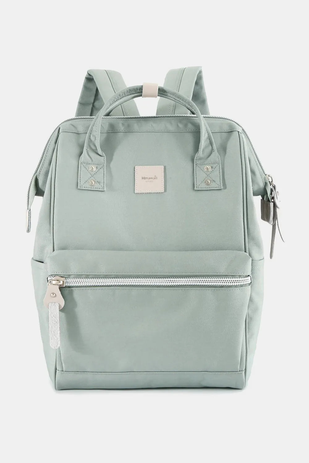Himawari Water Resistant Canvas Backpack Bag with Side Pockets Gum Leaf One Size Easy Apparels