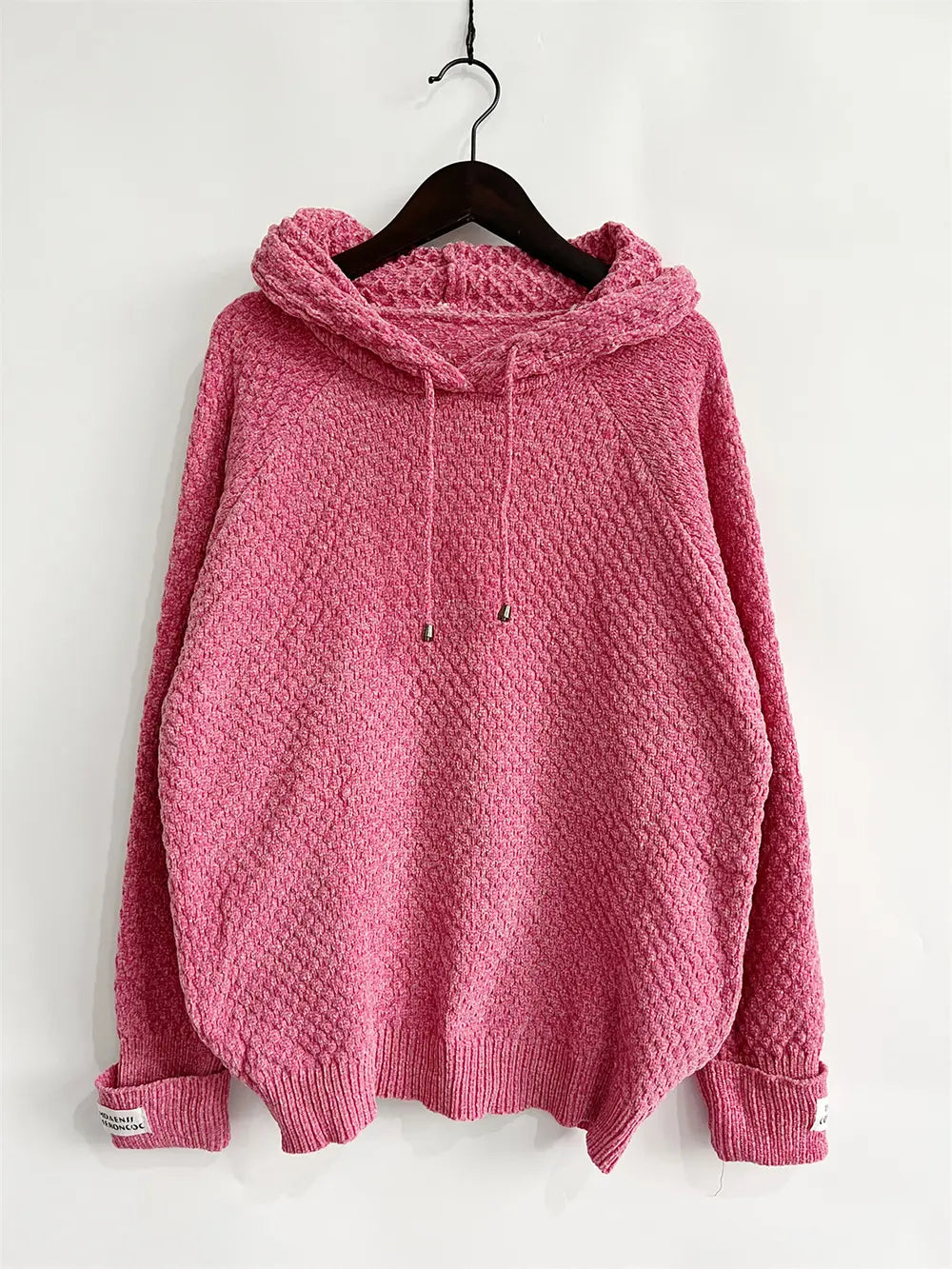 Drawstring Long Sleeve Hooded Sweater Easy Apparels