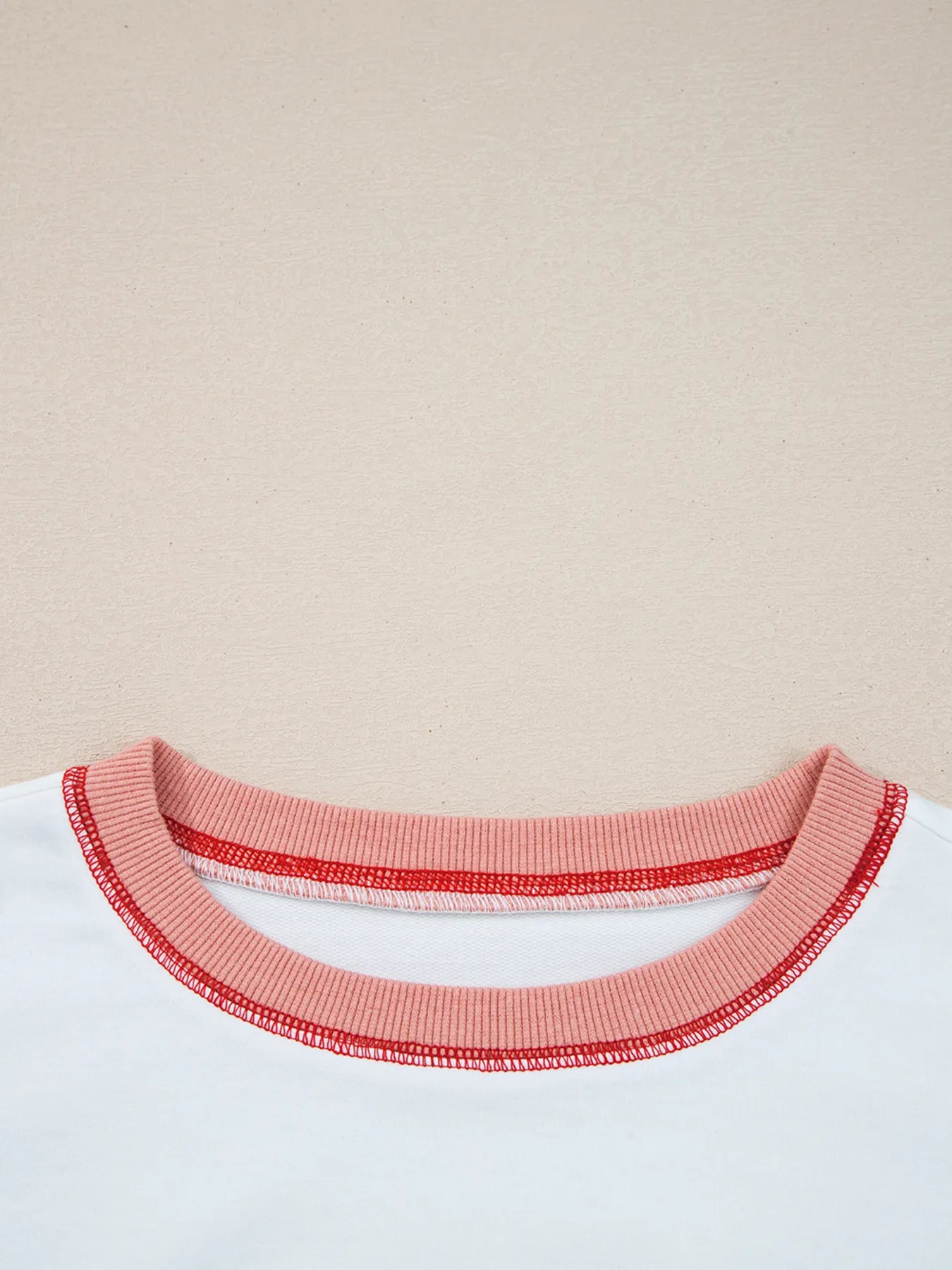 Trendsi Stripe Color Block Contrast Stitching Oversize Sweatshirt