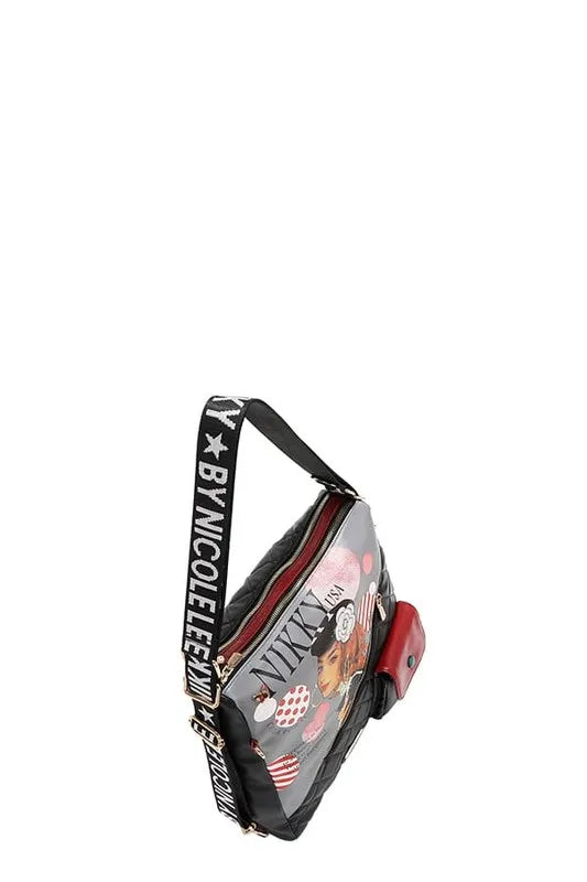 Nicole Lee USA Convertible Adjustable Strap Backpack Bag Easy Apparels