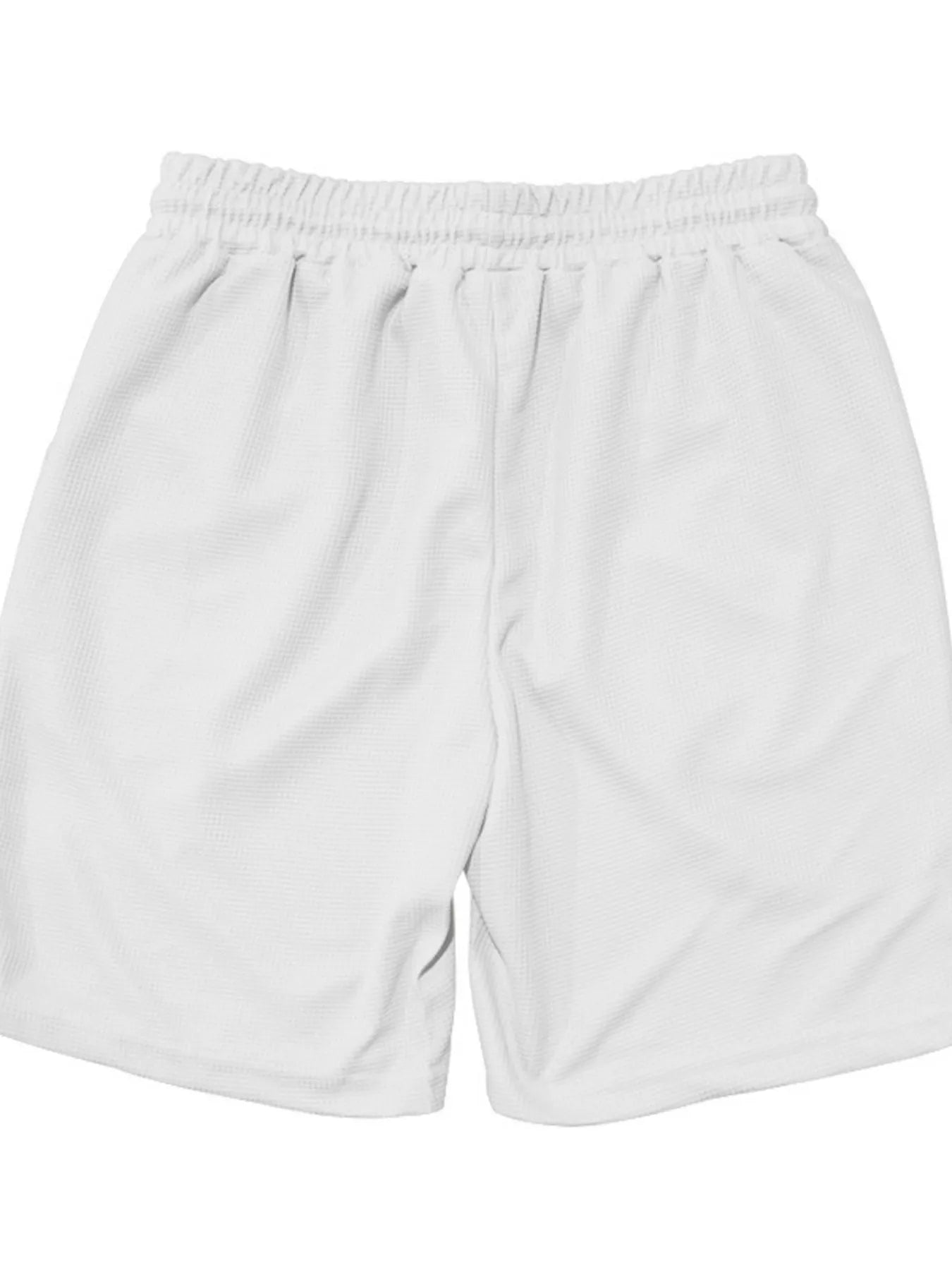 Men's Full Size Round Neck Short Sleeve Top and Shorts Set Plus Size Easy Apparels