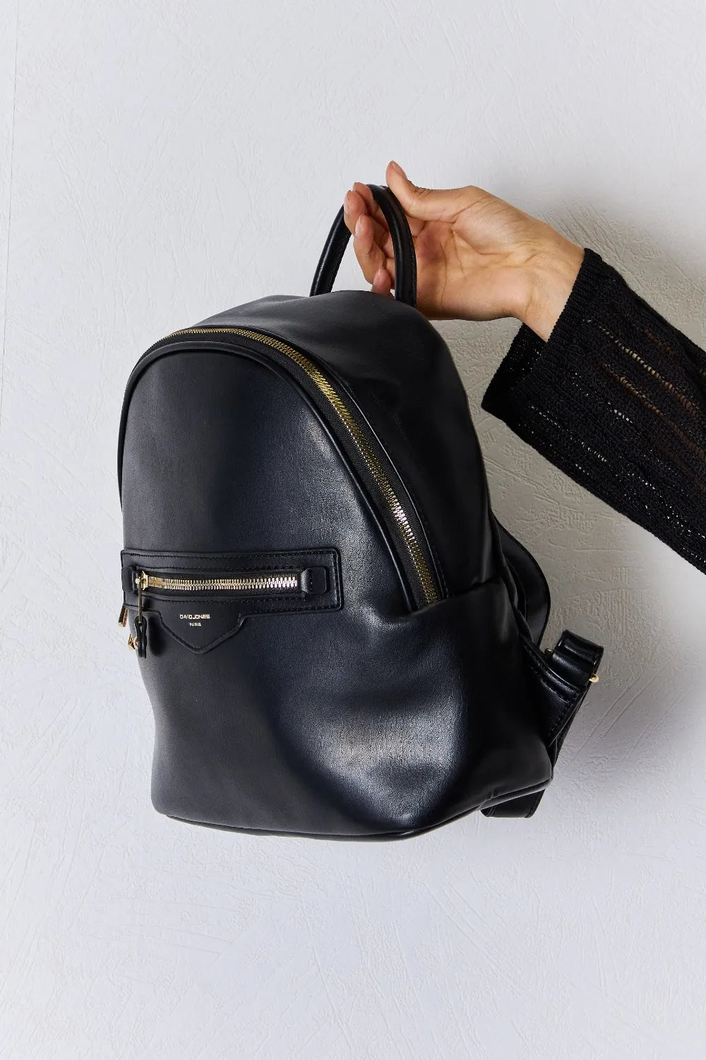David Jones PU Leather Backpack Easy Apparels