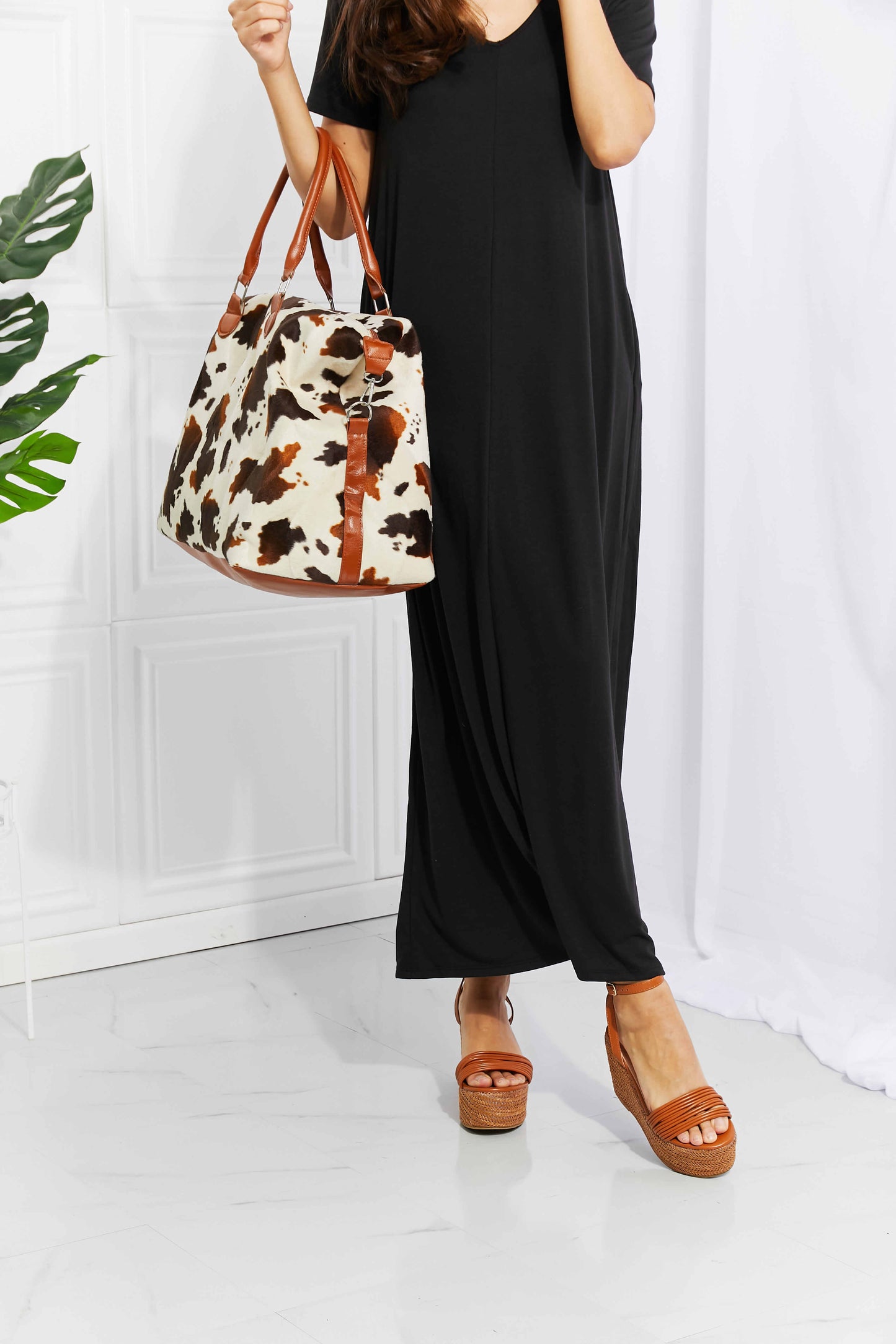 Animal Print Plush Weekender Bag Easy Apparels