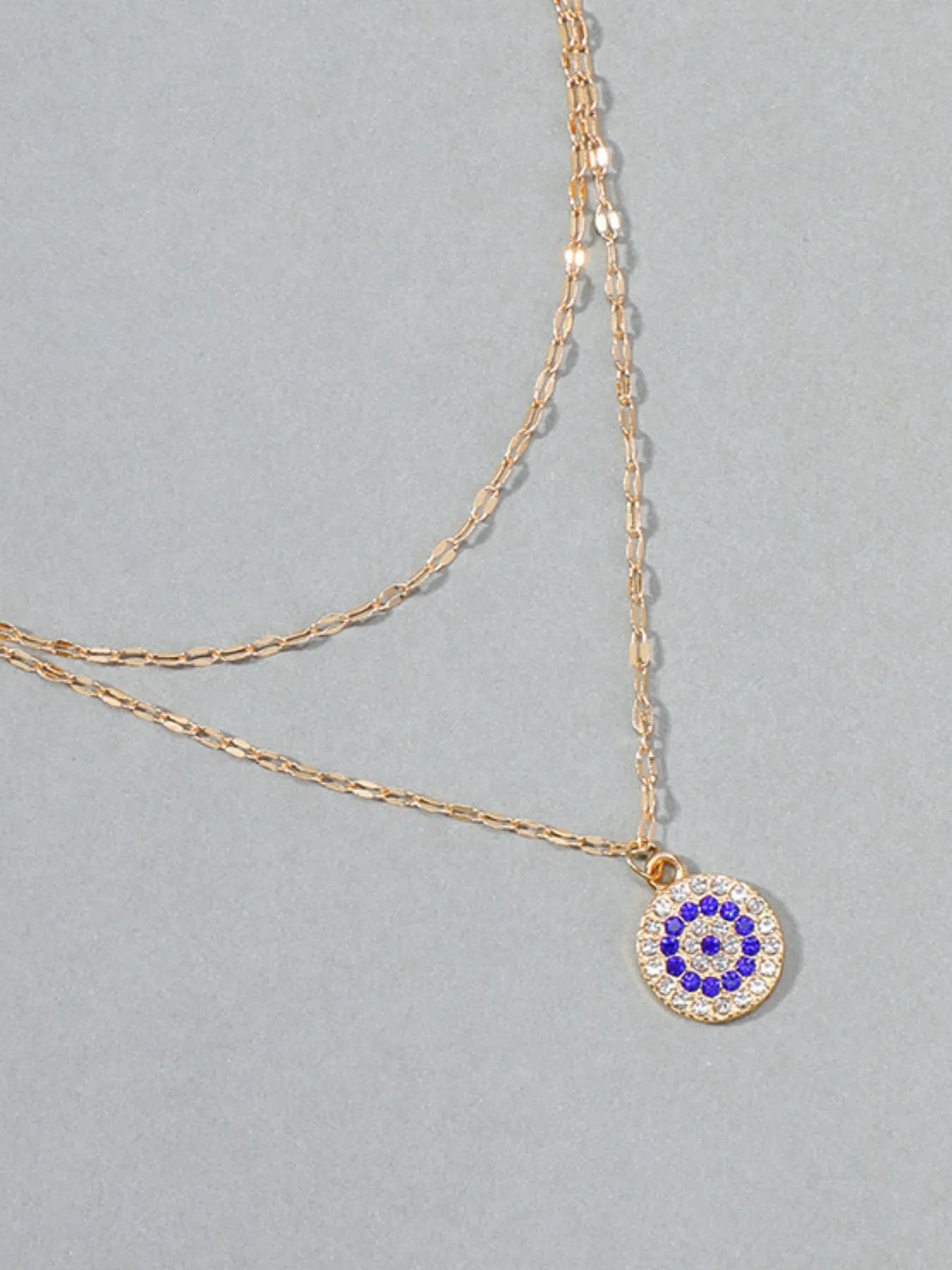 18K Gold-Plated Inlaid Zircon Layered Necklace Easy Apparels