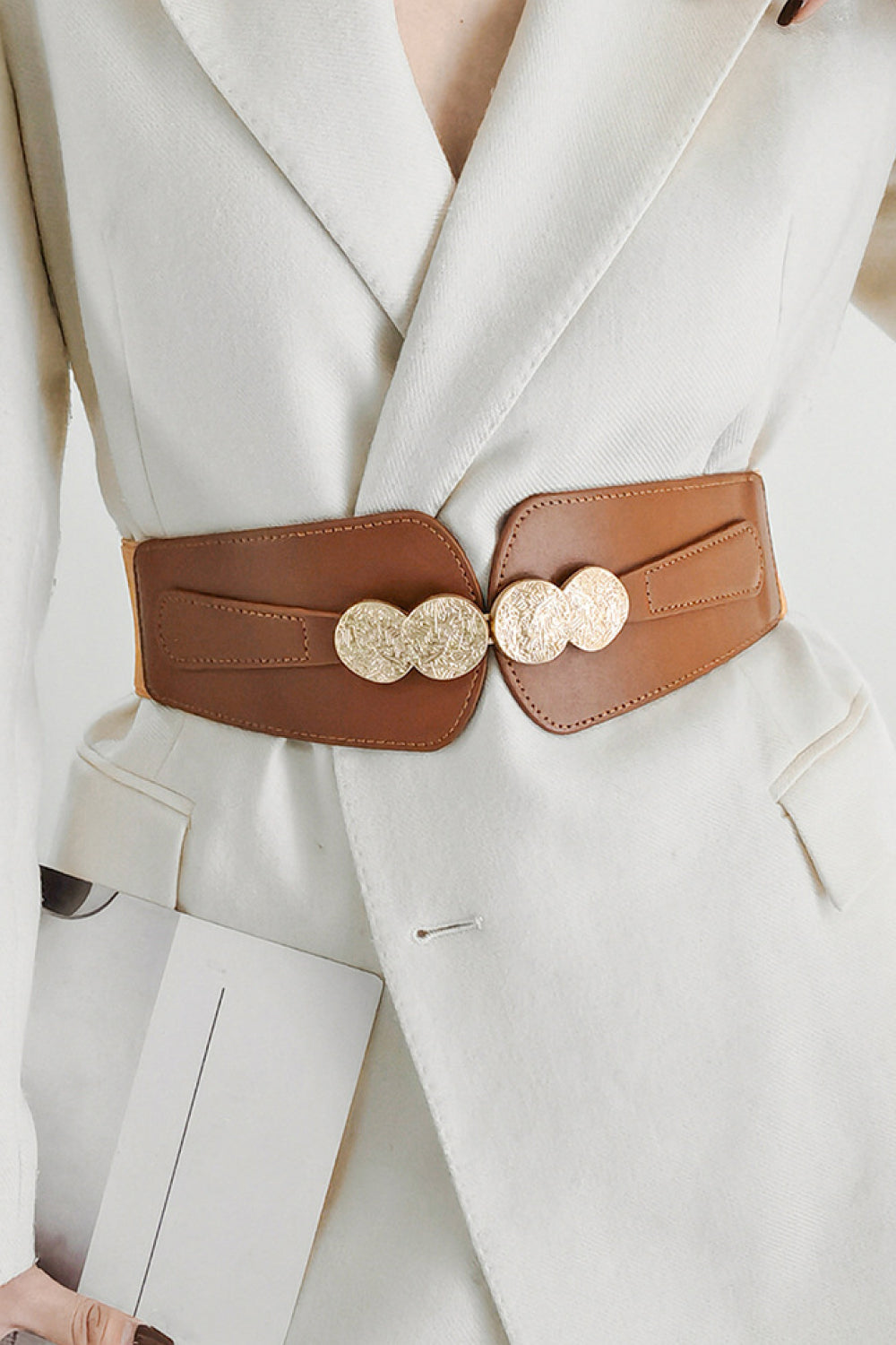 Alloy Buckle Elastic Belt Easy Apparels