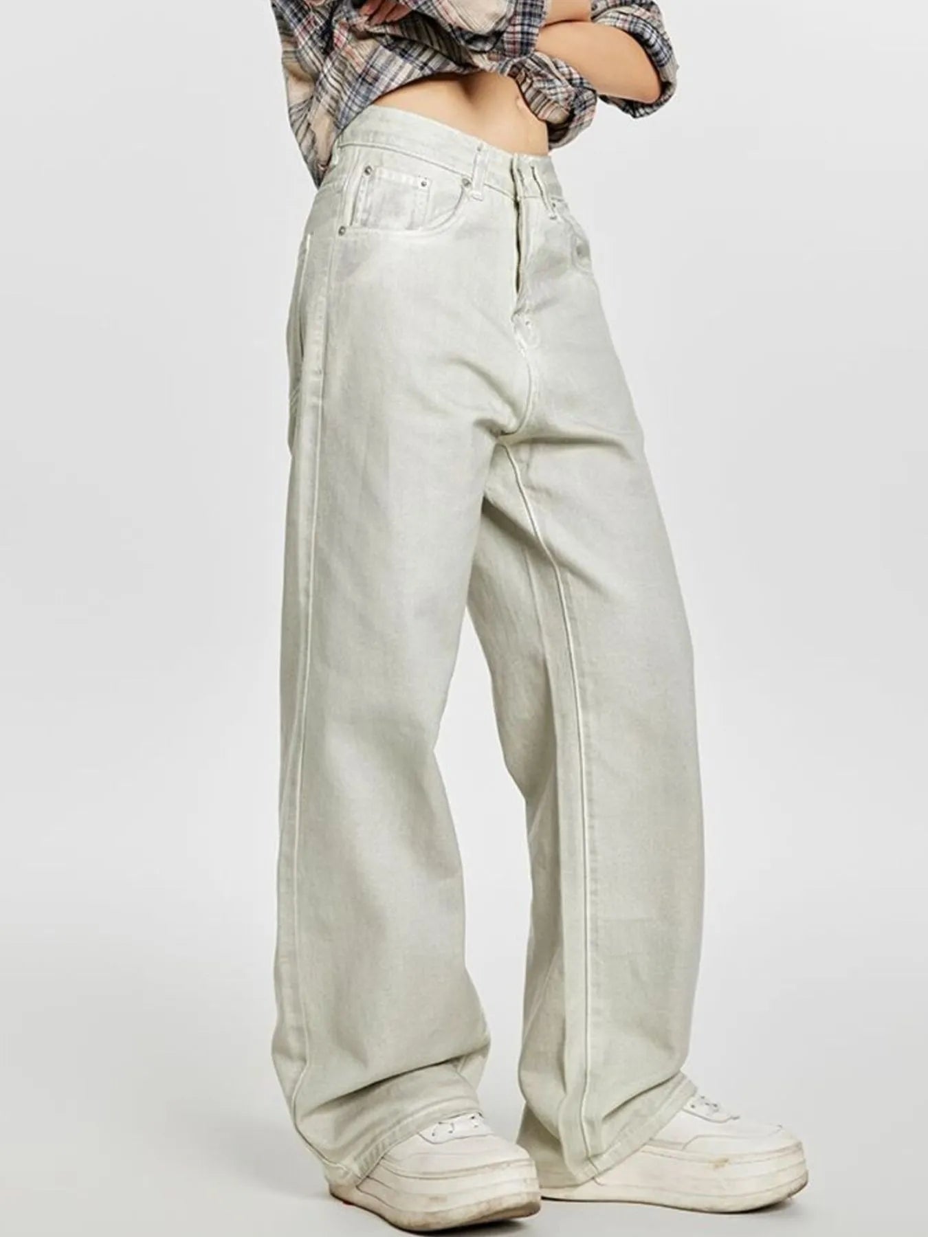Men's High Waist Wide Leg Casual Pants Easy Apparels
