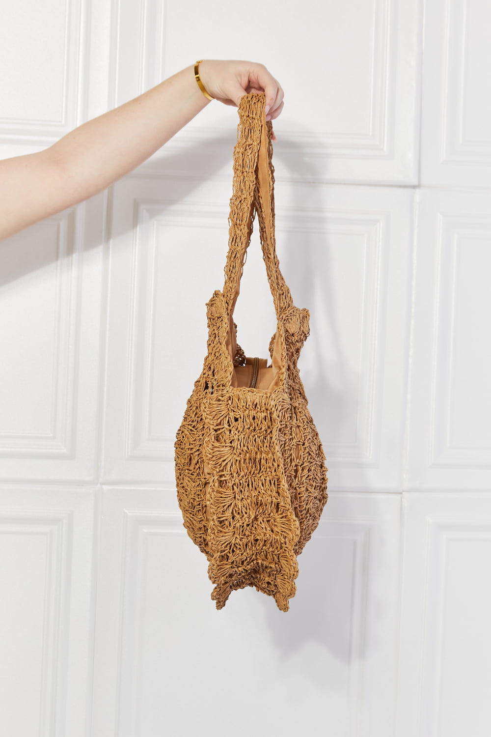 Justin Taylor Brunch Time Straw Rattan Handbag Easy Apparels