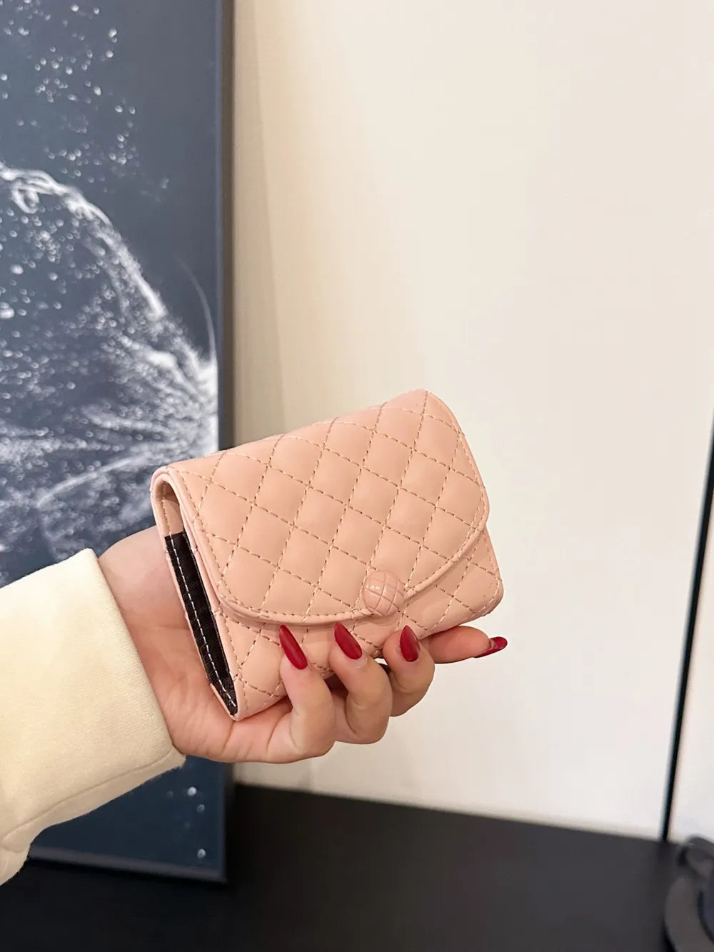 PU Leather Solid Color Wallet Easy Apparels