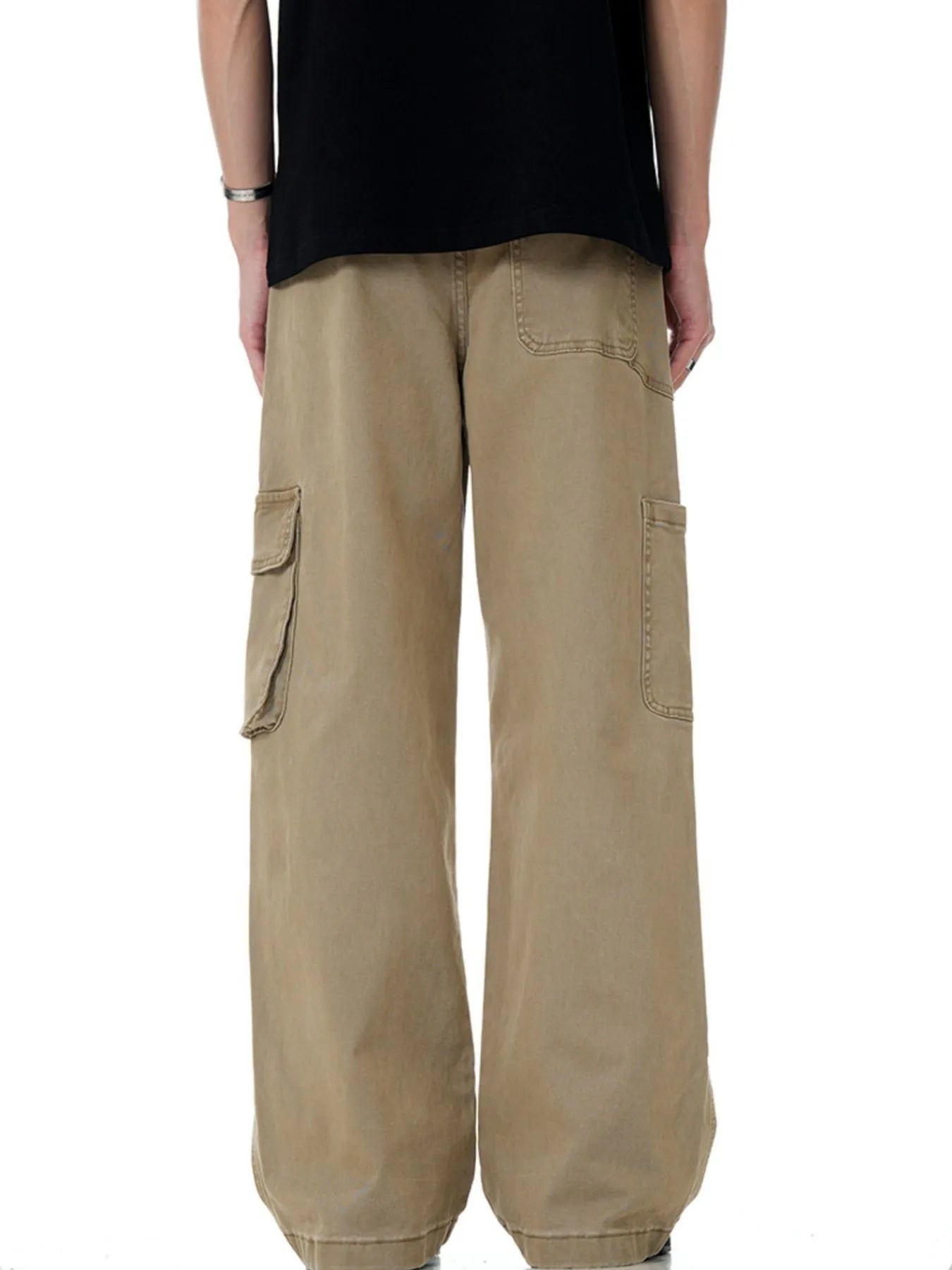 Men's Wide Leg Cargo Pants Easy Apparels