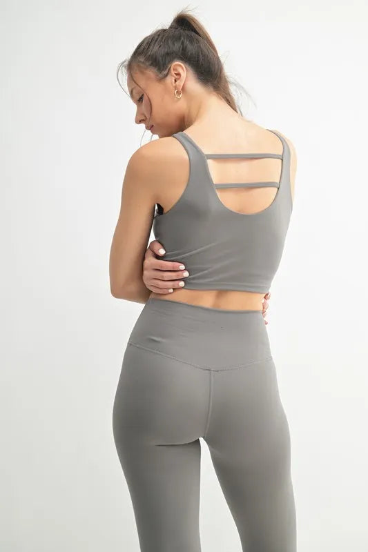 MONO B Venice Cloud Light U-back Active Tank Easy Apparels