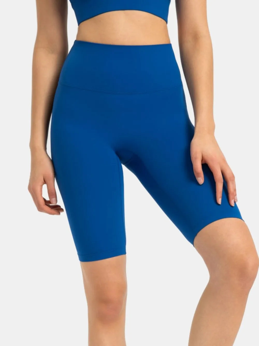 Millennia High Rise Wide Waistband Active Shorts Easy Apparels