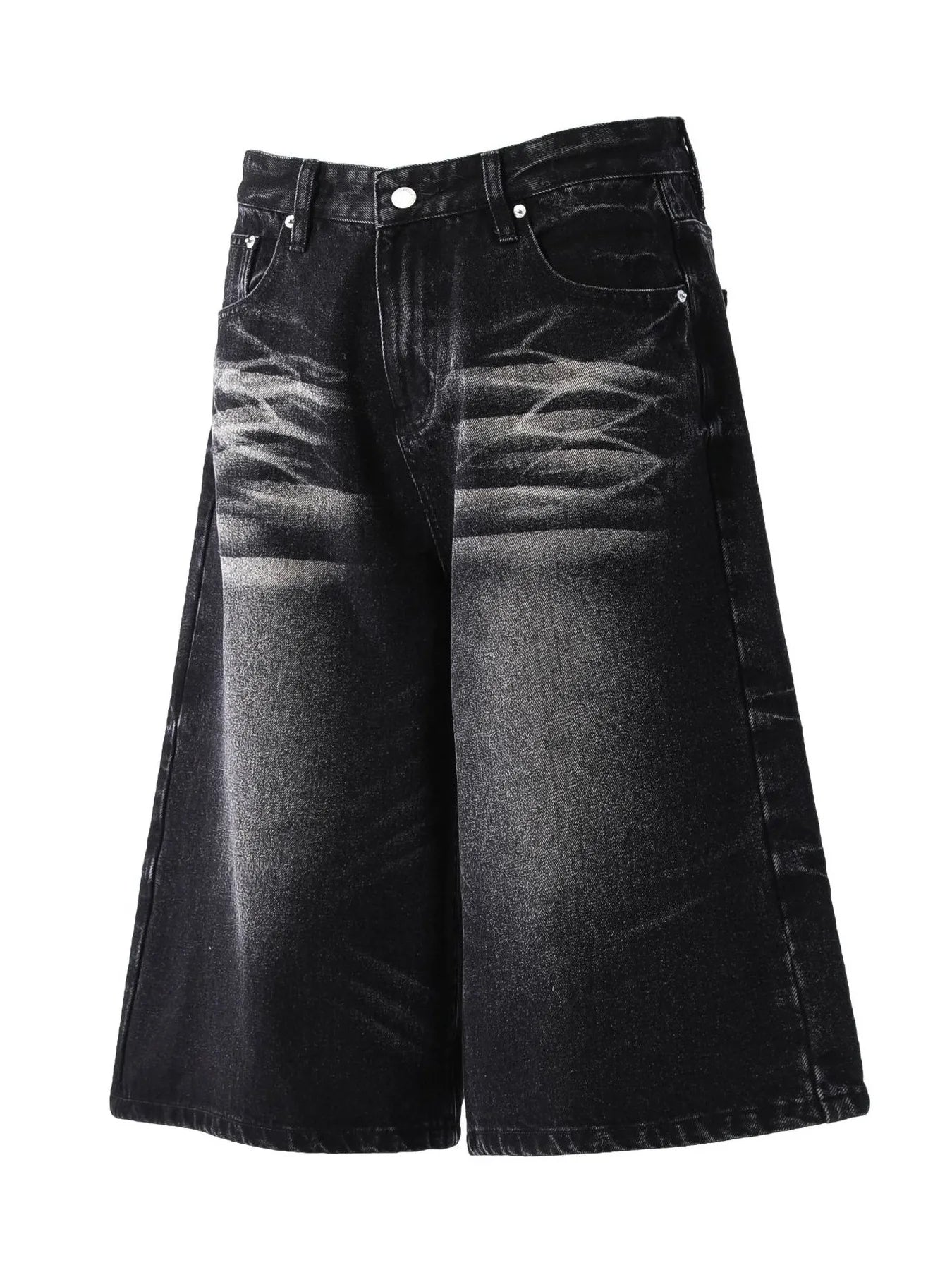 Men's Wide-Leg Denim Shorts Easy Apparels