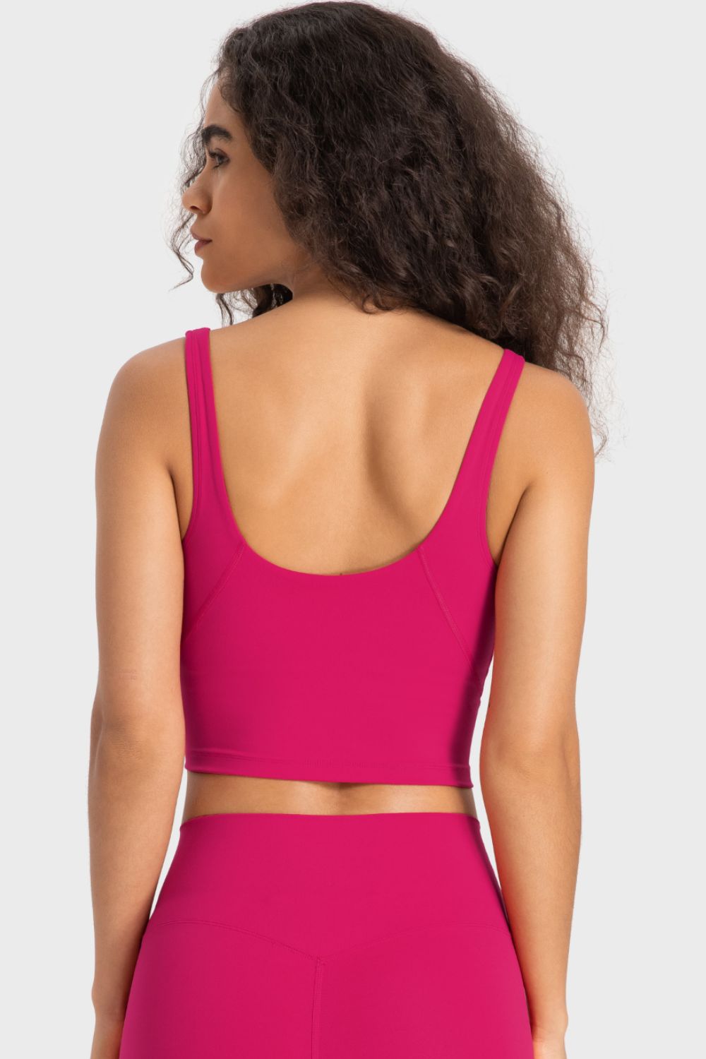 Millennia Deep V-Neck Crop Sports Bra Easy Apparels