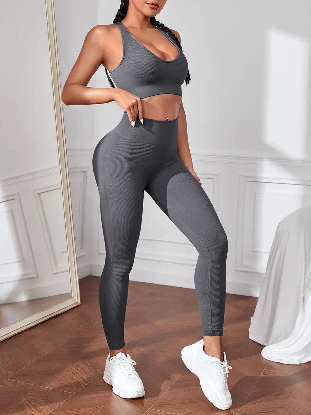 Sport Tank and Leggings Set Easy Apparels