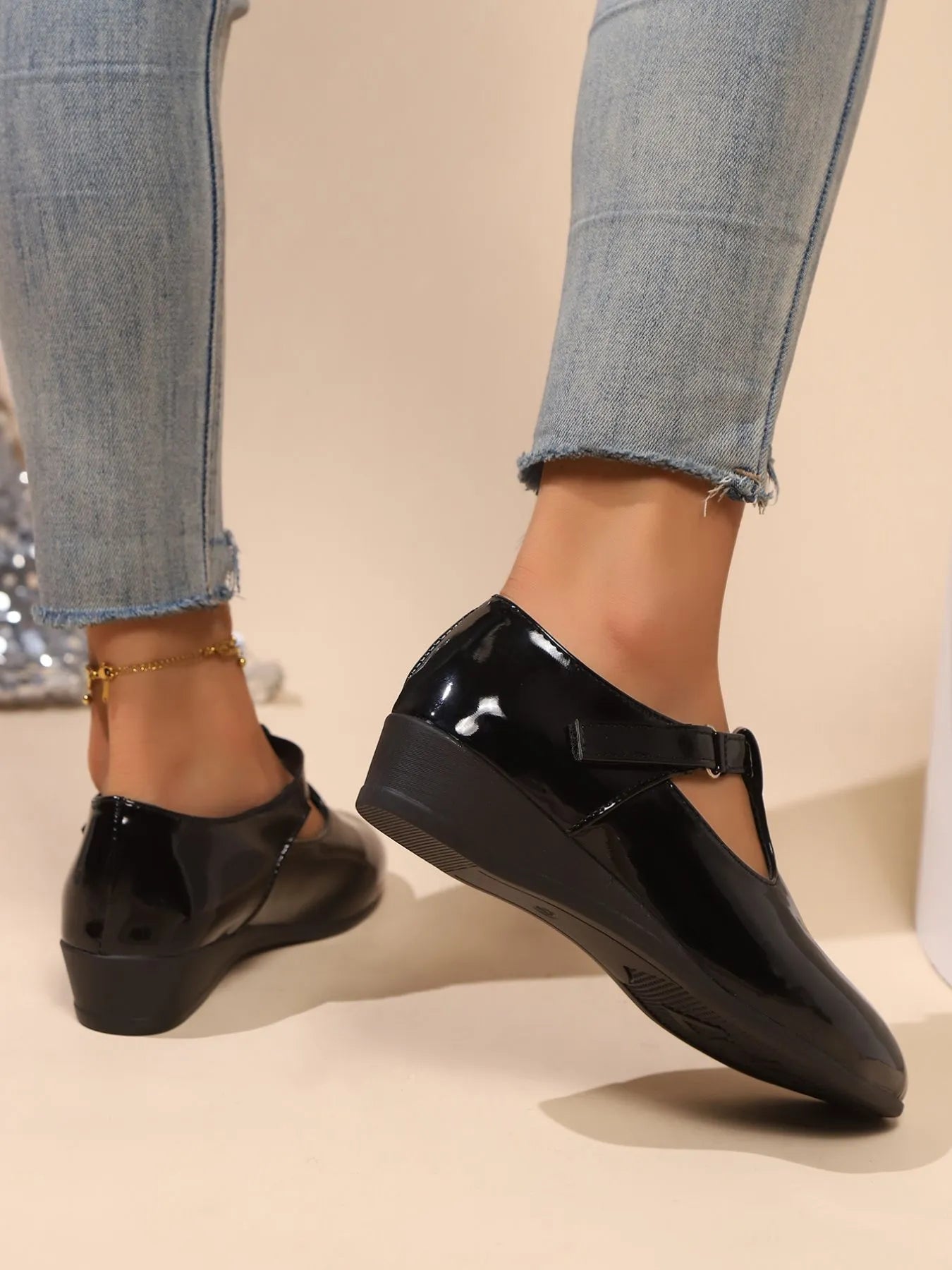 Point Toe Wedge Loafers Easy Apparels