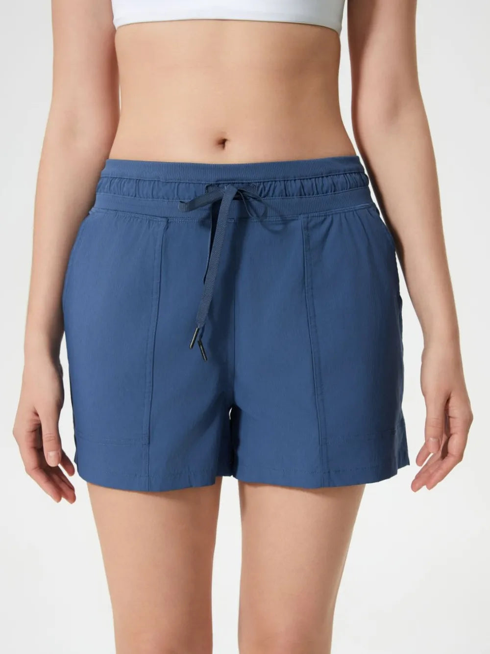 Millennia Drawstring Active Shorts with Pockets Easy Apparels