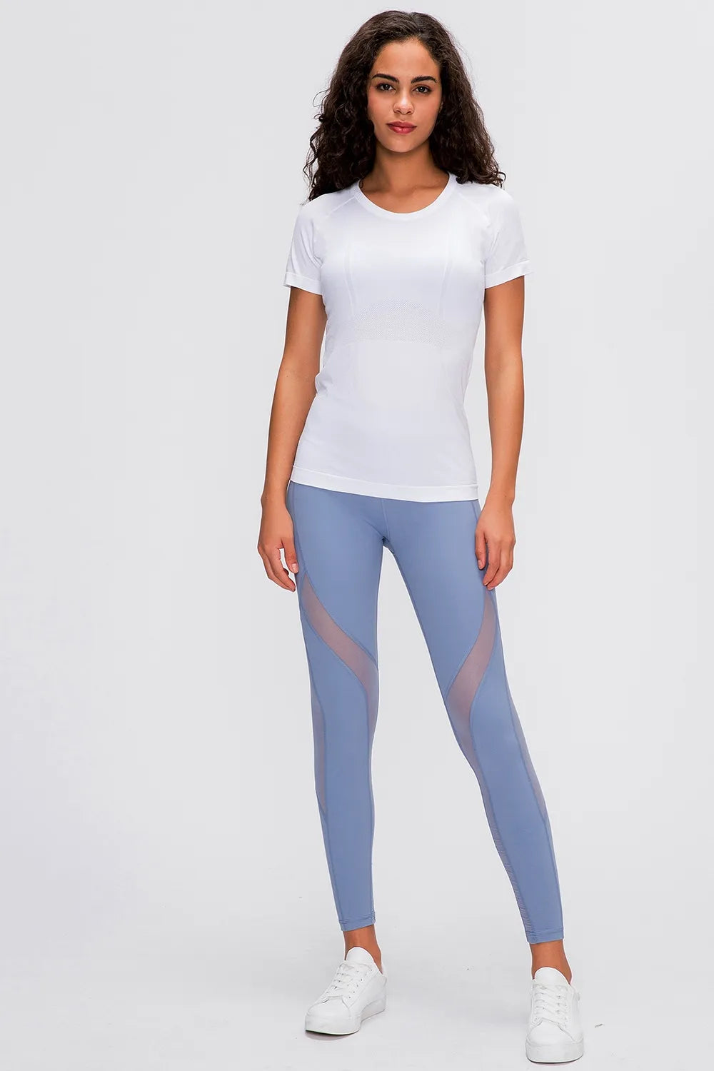 Millennia Round Neck Short Sleeve Active T-Shirt Easy Apparels