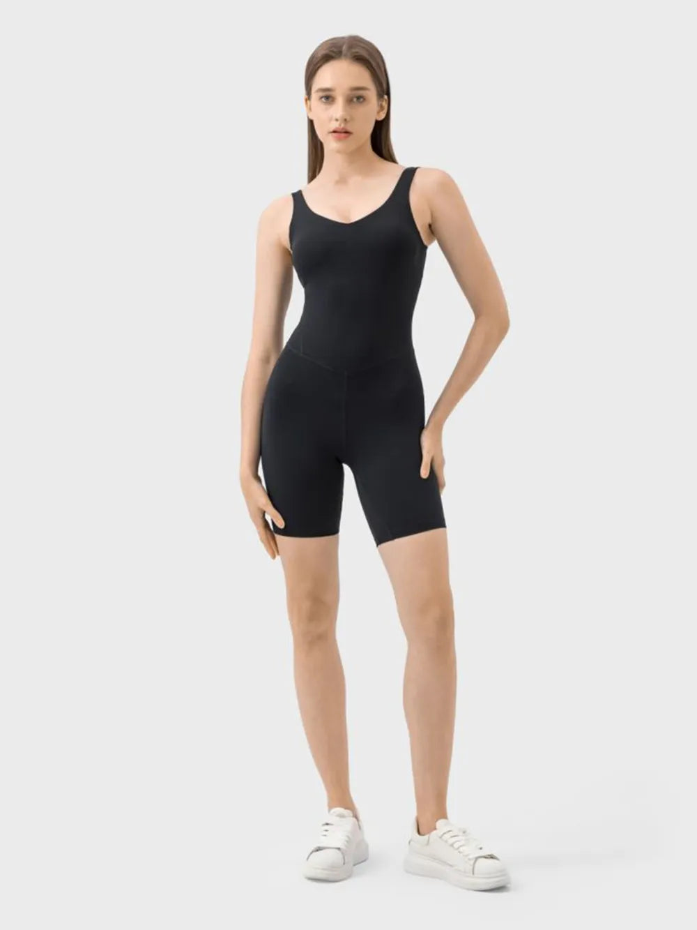 Millennia Wide Strap Active Romper Easy Apparels