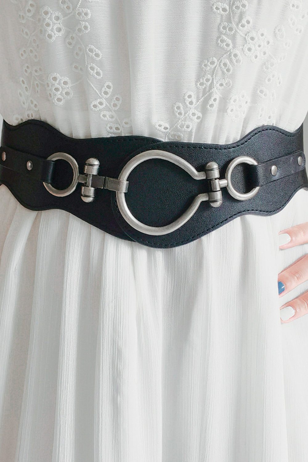 PU Leather Zinc Alloy Buckle Belt Easy Apparels