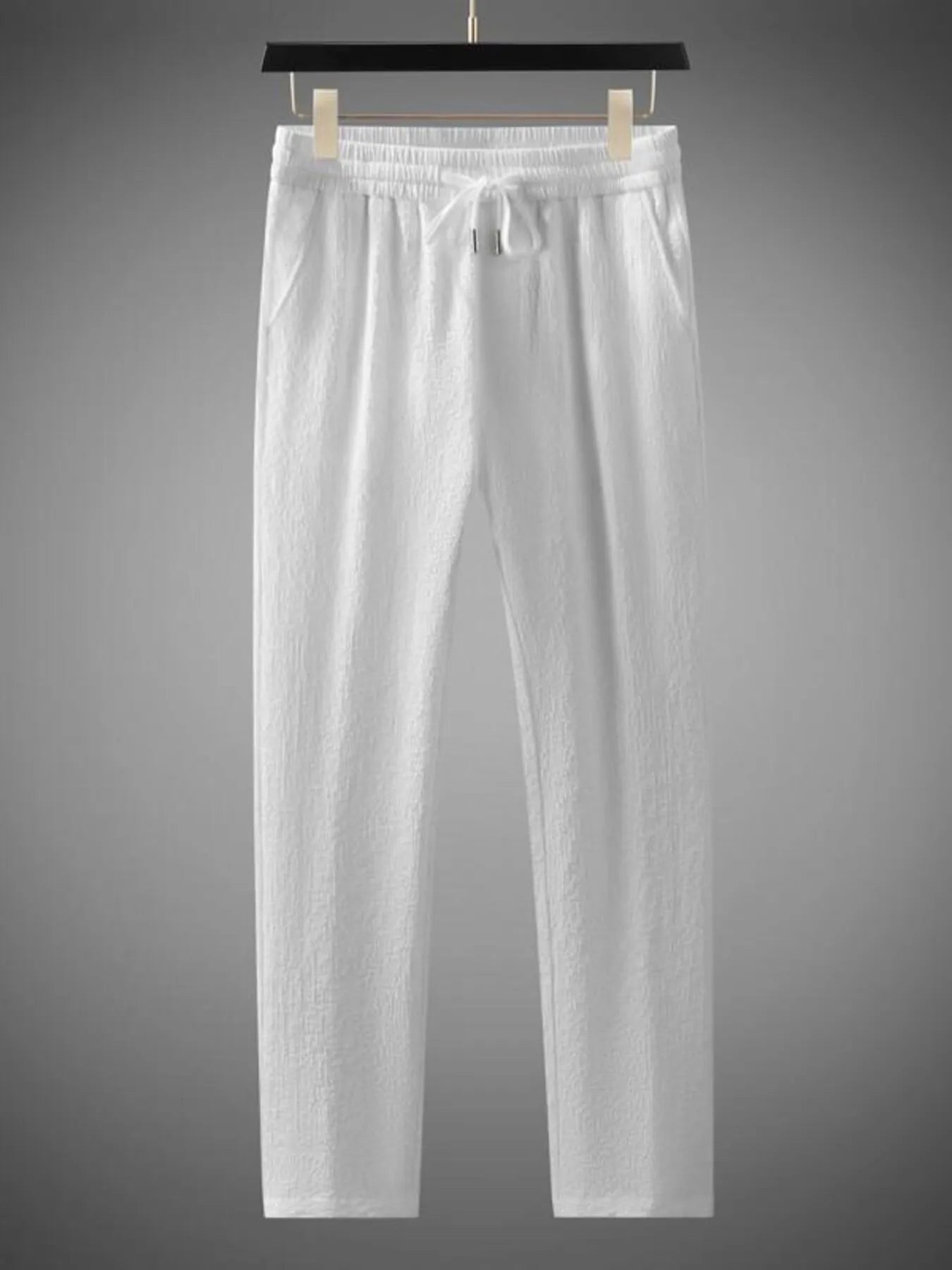 Men's Plus Size Button Up Short Sleeve Top and Pants Set Easy Apparels