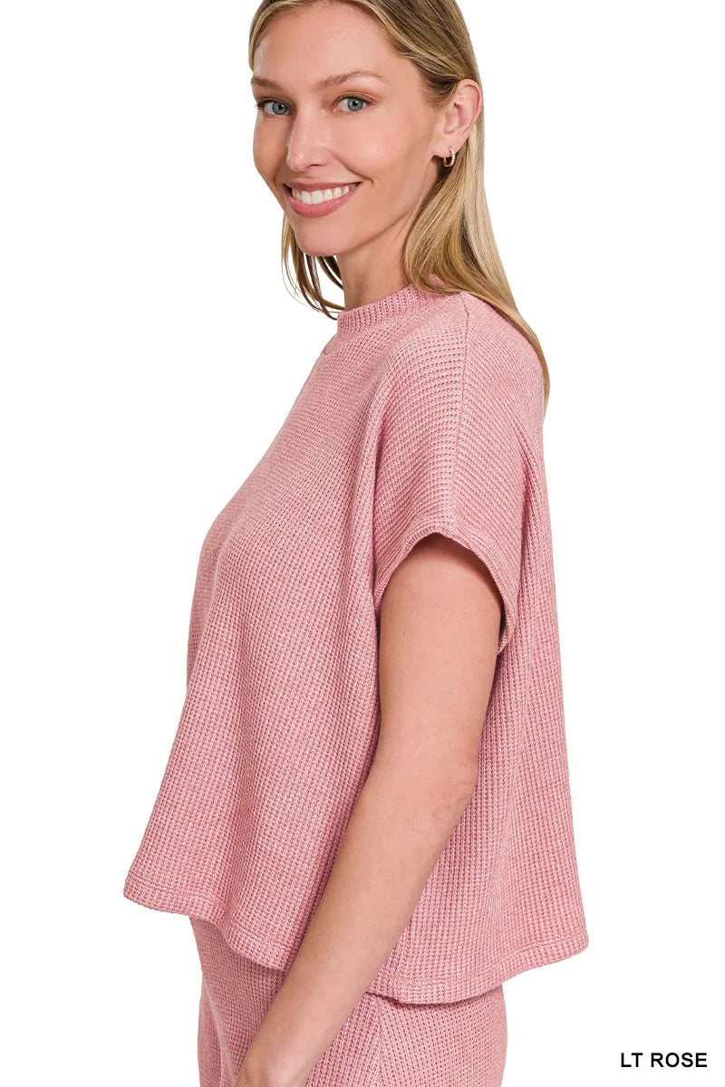 Zenana Sweater Boxy Top & Long Pants Set Easy Apparels